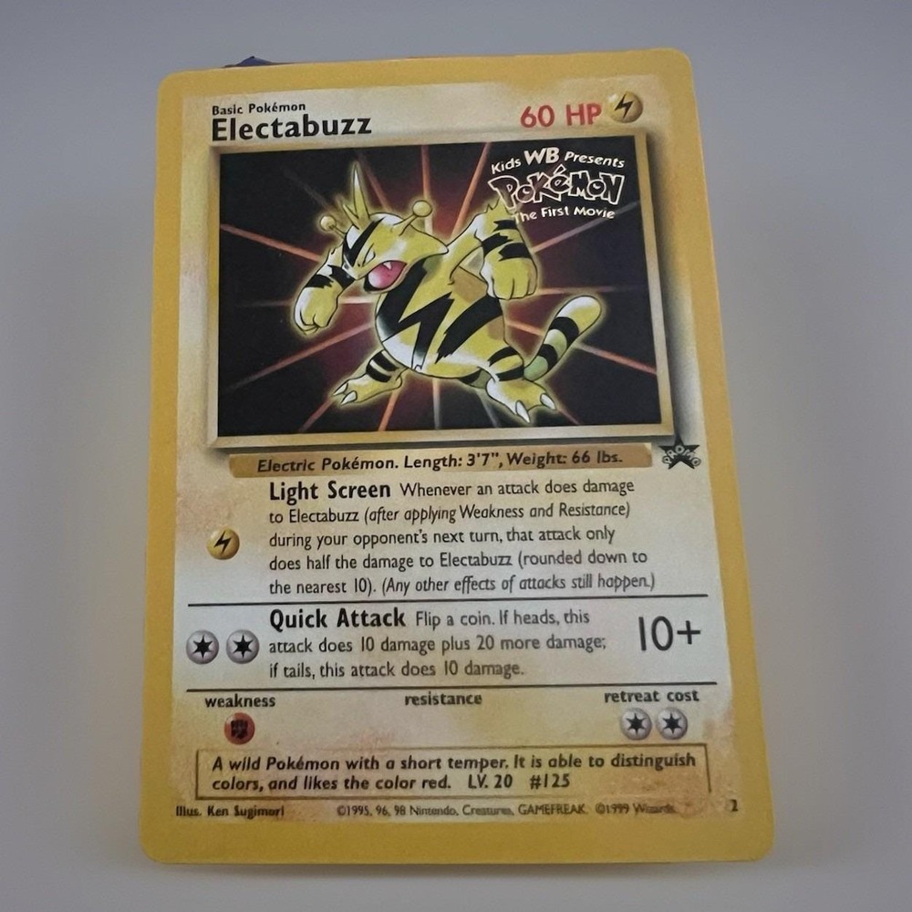 Pokemon Electabuzz First Movie‎ Promo Card